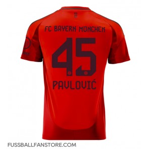 Bayern Munich Aleksandar Pavlovic #45 Replik Heimtrikot 2024-25 Kurzarm